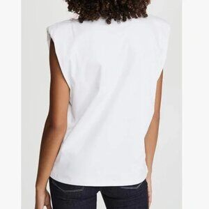 BLANK NYC | Womens Sleeveless Padded Shoulder V-Neck